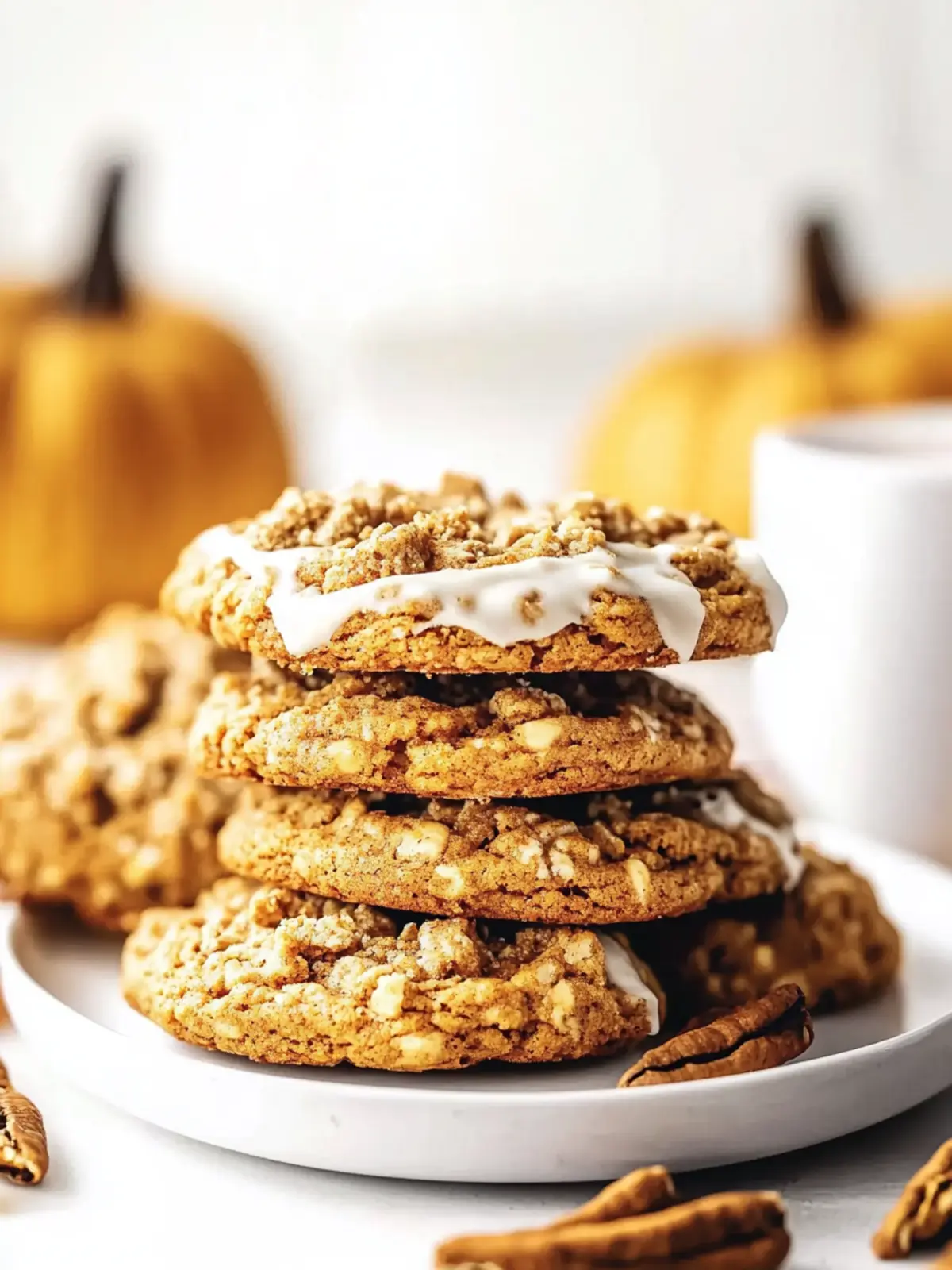 Pumpkin Coffee Cake Cookies