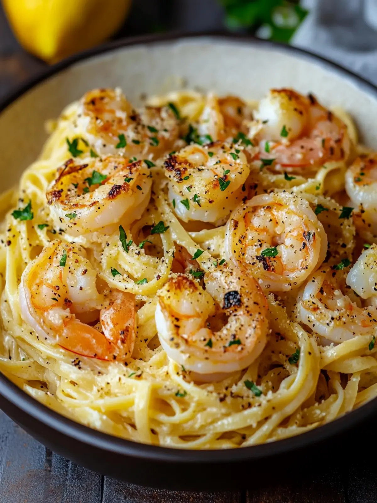 Creamy Garlic Shrimp Linguine for Home Cooked Happiness 4 Garlic Cream Shrimp Linguine