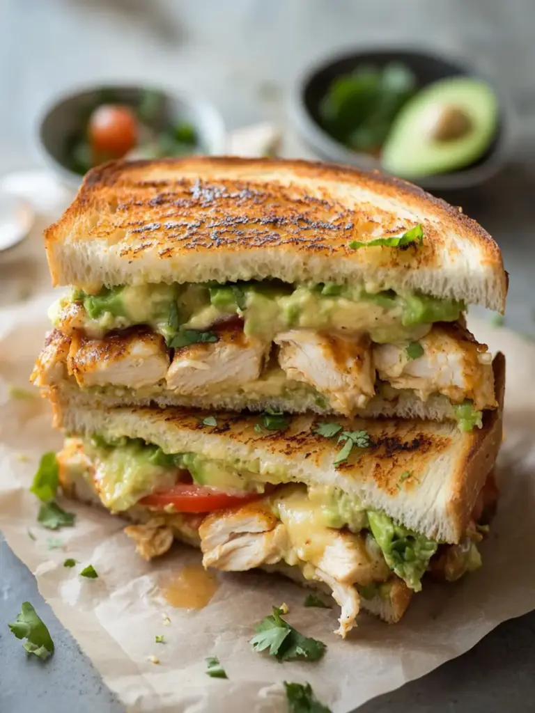 Chicken Avocado Melt Sandwich Recipe