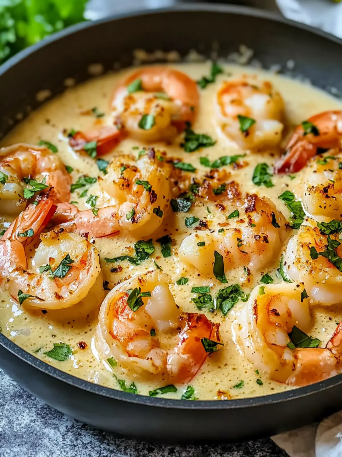 Creamy Coconut Garlic Shrimp: A 20-Minute Skillet Masterpiece