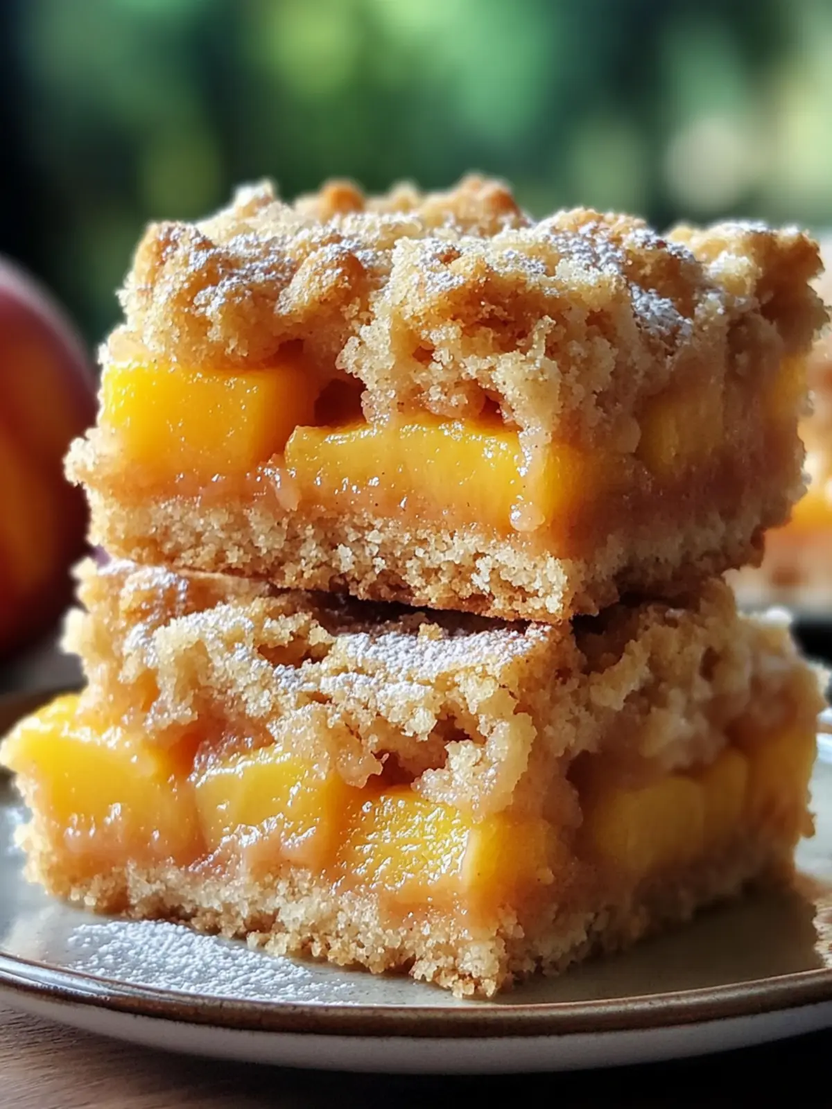 Peach Cobbler Bars That Steal the Summer Show! 3 Peach Cobbler Bars