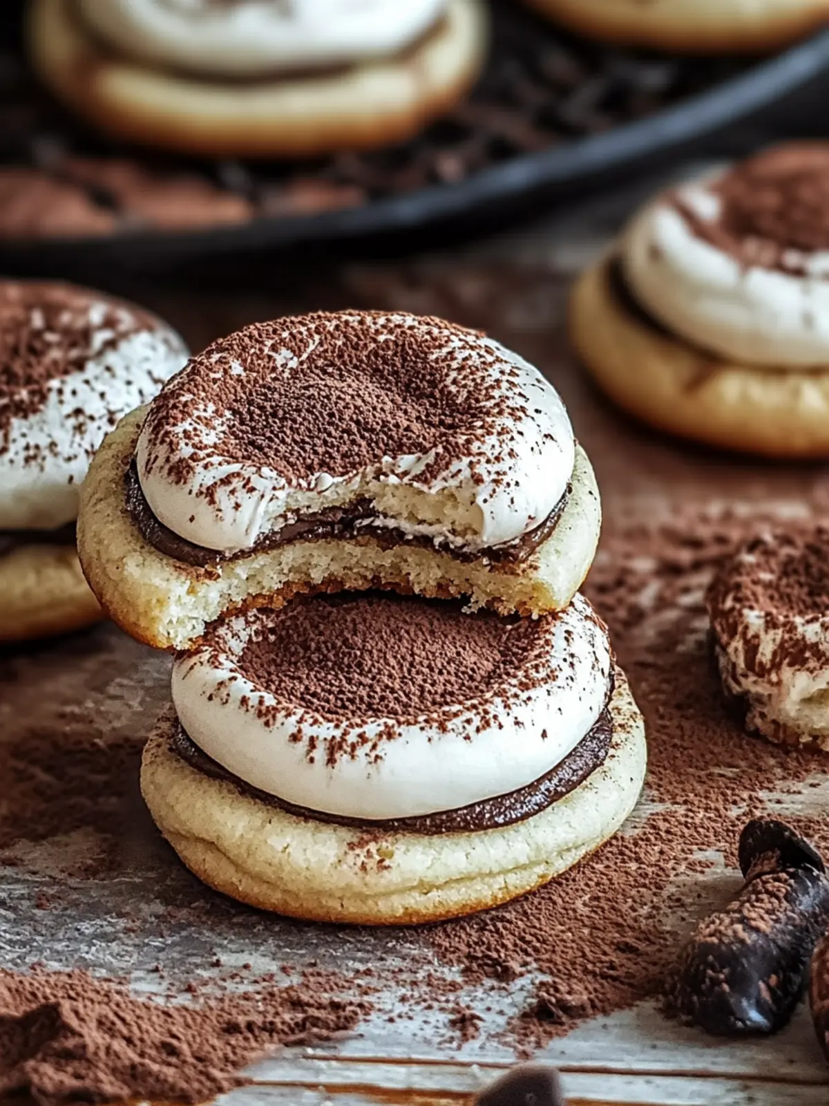 Indulgent Tiramisu Cookies with Creamy Mascarpone Bliss 3 Indulgent Tiramisu Cookies