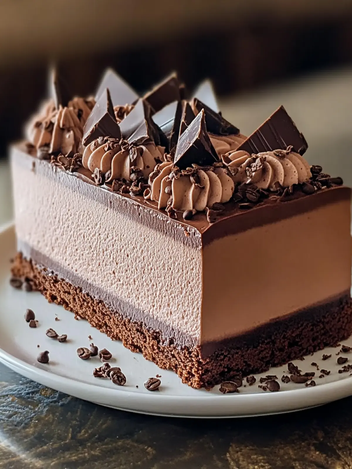 Decadent Espresso-Chocolate Mousse Cake Recipe for Sweet Lovers 3 Decadent Espresso-Chocolate Mousse Cake Recipe