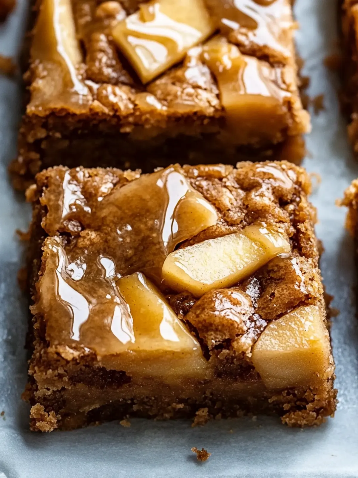 Maple Glazed Apple Blondies That Bring Fall to Your Kitchen 5 Maple Glazed Apple Blondies